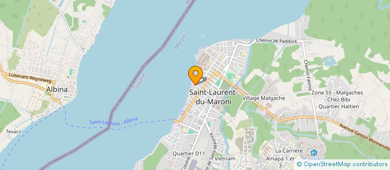 localisation de l'entreprise BIO-ELEC à SAINT-LAURENT-DU-MARONI