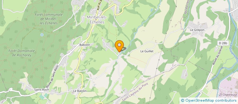 localisation de l'entreprise BIO ELECTRICITE SAMASSA  MIRIBEL-LES-ECHELLES