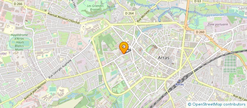 localisation de l'entreprise BIO EN ARTOIS à ARRAS