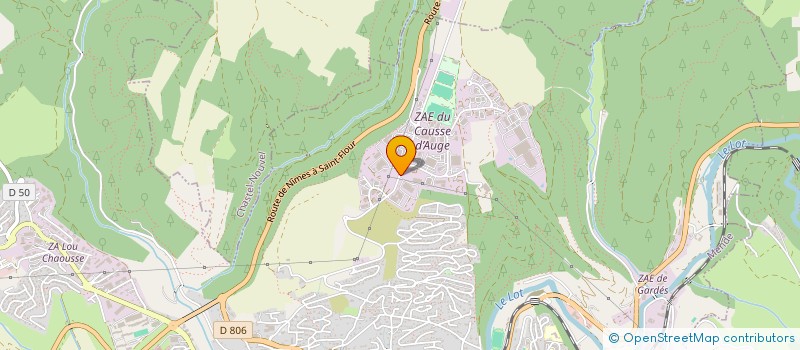 localisation de l'entreprise BIO ENERGIE LOZERE  MENDE