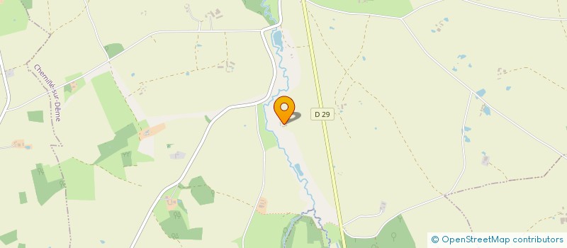 localisation de l'entreprise BIO ENERGIE TOURAINE  SAINT PATERNE RACAN