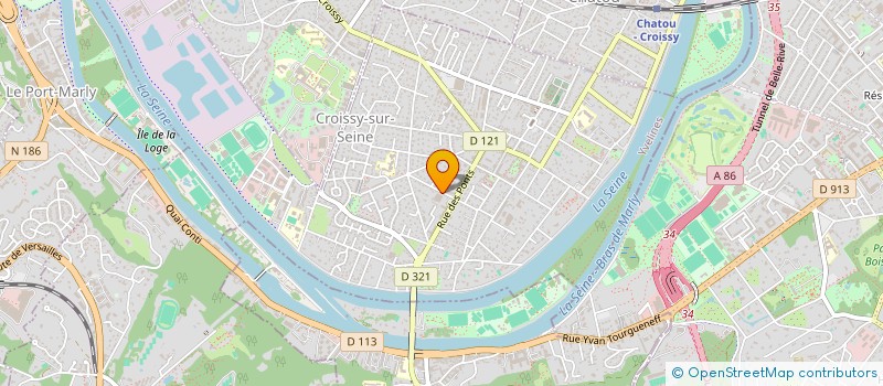 localisation de l'entreprise BIO ENERGY à CROISSY-SUR-SEINE