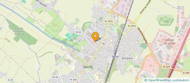 localisation de l'entreprise BIO ENVIE à SECLIN