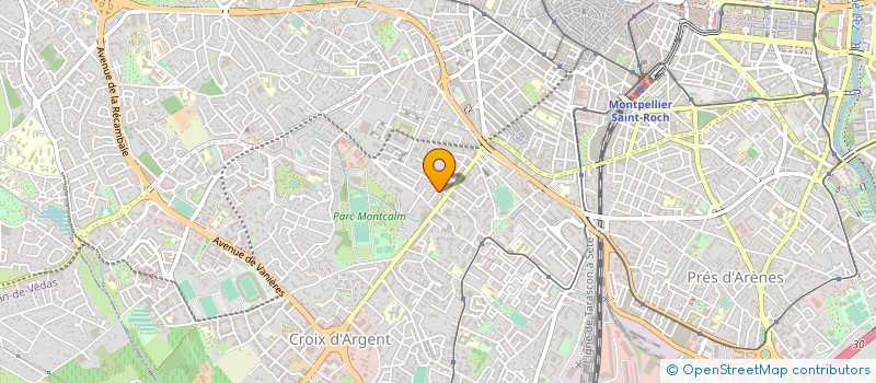 localisation de l'entreprise BIO EPICERIE 34 à MONTPELLIER