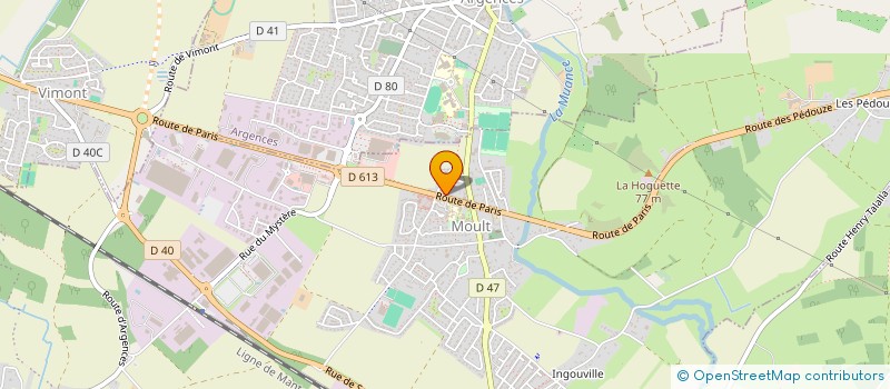 localisation de l'entreprise BIO ET DECOUVERTES à MOULT-CHICHEBOVILLE