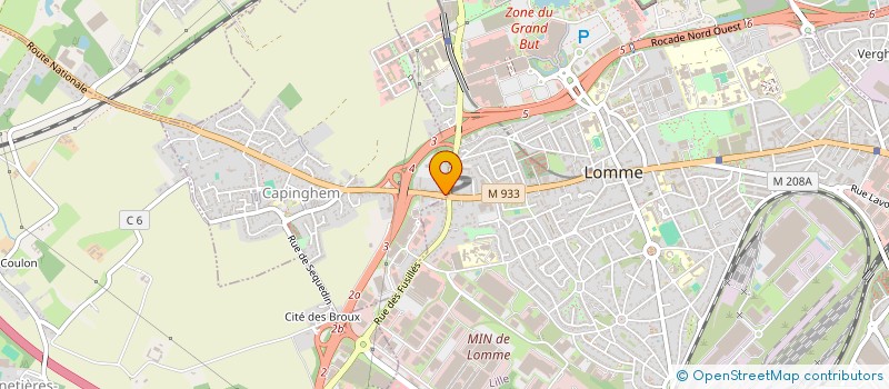 localisation de l'entreprise BIO ET'HIQUE  CAPINGHEM