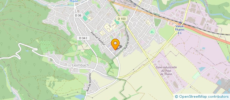 localisation de l'entreprise BIO EXPERIENCING  THANN