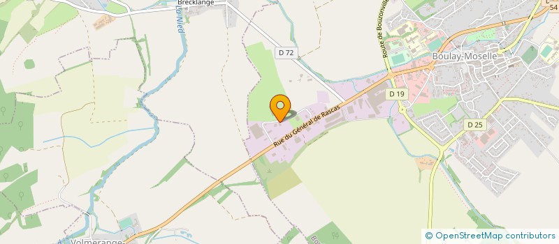 localisation de l'entreprise BIO FABRICK à BOULAY-MOSELLE