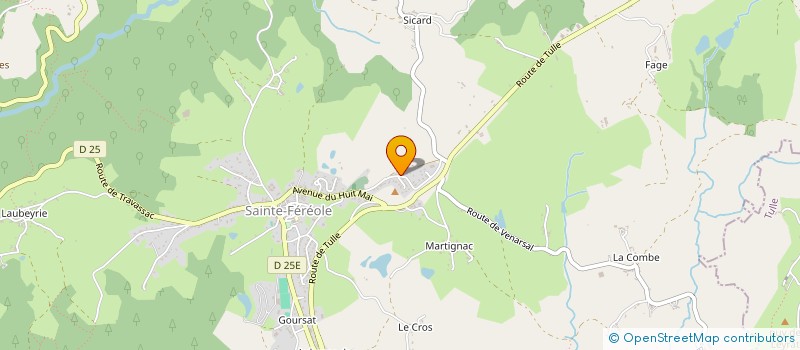 localisation de l'entreprise BIO FAMILY  USSAC