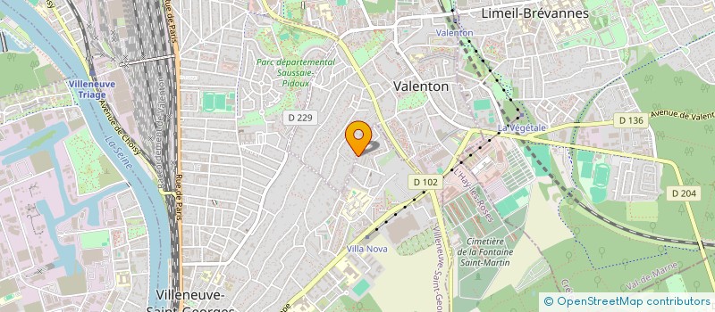localisation de l'entreprise BIO&FRAIS à VALENTON