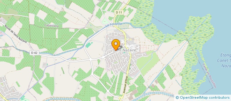 localisation de l'entreprise BIO FRUITS à SAINT NAZAIRE