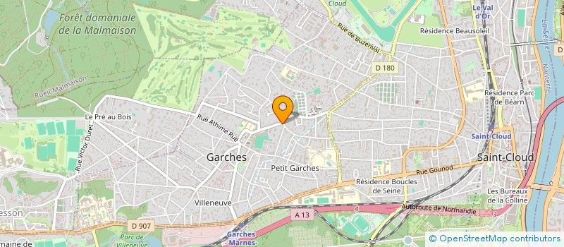 localisation de l'entreprise BIO GARCHES à GARCHES
