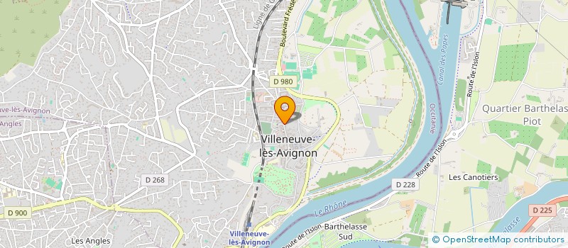 localisation de l'entreprise BIO GENESE  VILLENEUVE-LES-AVIGNON