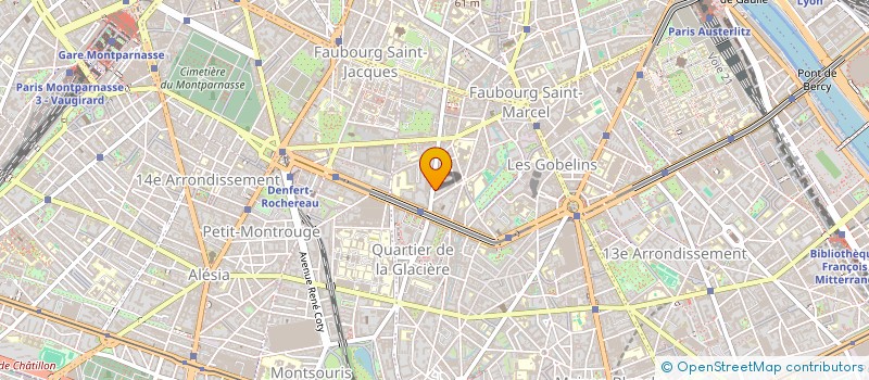 localisation de l'entreprise BIO GLACIERE  PARIS