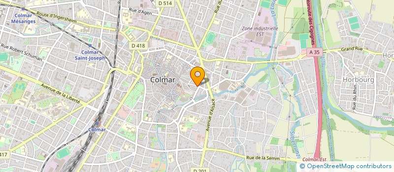 localisation de l'entreprise BIO HEMP COLMAR  COLMAR