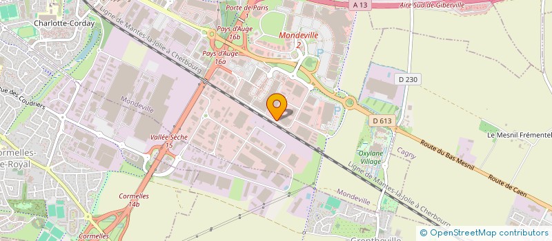 localisation de l'entreprise BIO HOME  MONDEVILLE