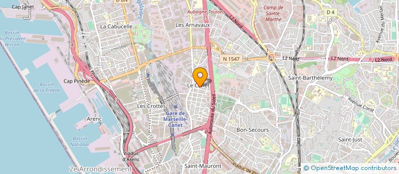 localisation de l'entreprise BIO HYGIENE à MARSEILLE
