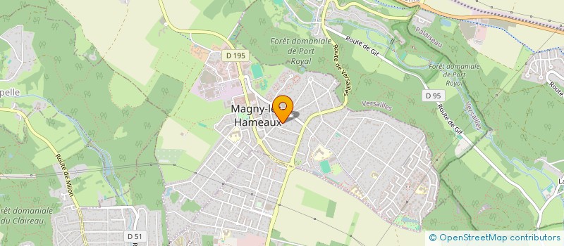 localisation de l'entreprise BIO LAVALLE  MAGNY-LES-HAMEAUX