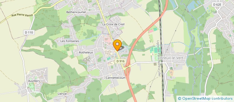 localisation de l'entreprise BIO LE VERT à BREUIL-LE-VERT
