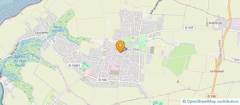 localisation de l'entreprise BIO LITTORAL 17  NIEUL-SUR-MER