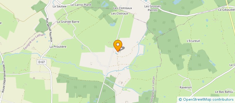 localisation de l'entreprise BIO LOGIC à SAVIGNE SUR LATHAN