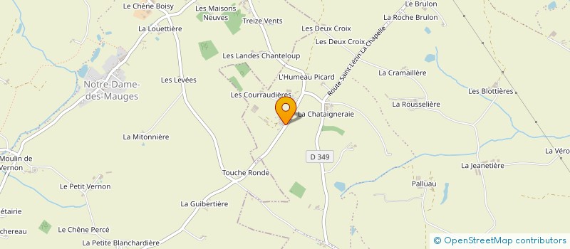 localisation de l'entreprise BIO.LOGIQUE  CHEMILLE-EN-ANJOU