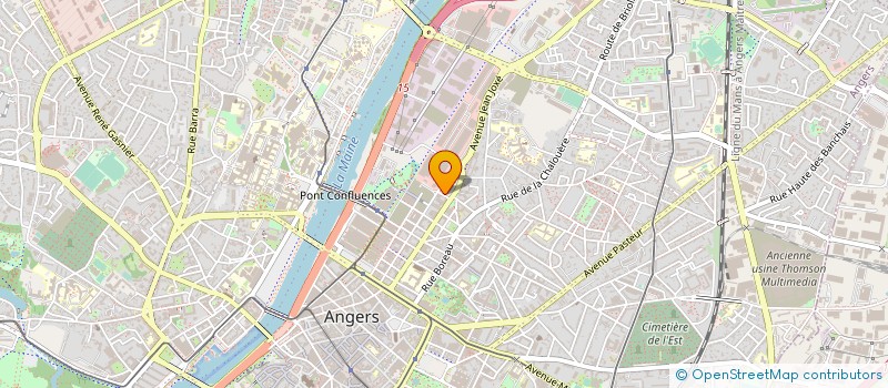 localisation de l'entreprise BIO LOIRE OCEAN - ASSOCIATION DES PRODUCTEURS DE FRUITS ET LEGUMES BIOLOGIQUES DES PAYS DE LA LOIRE à ANGERS