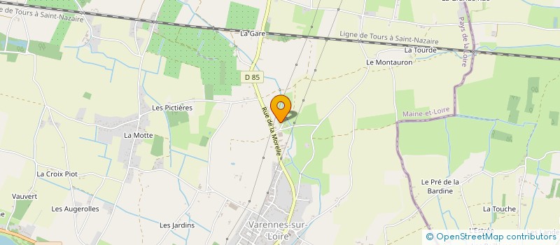 localisation de l'entreprise BIO LOIRE SARL à VARENNES-SUR-LOIRE