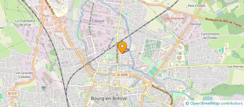 localisation de l'entreprise BIO & MERVEILLES à BOURG-EN-BRESSE