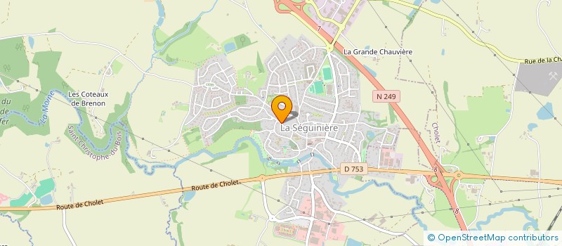 localisation de l'entreprise BIO-METHANE-SEG à LA SEGUINIERE