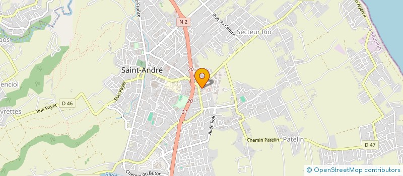 localisation de l'entreprise BIO MINCEUR ST ANDRE à SAINT-ANDRE
