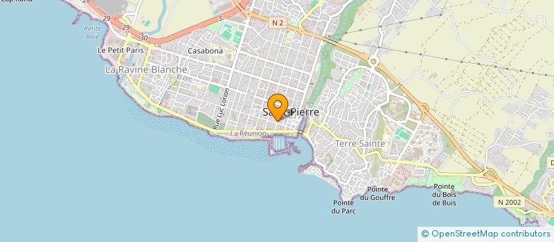 localisation de l'entreprise BIO MINCEUR ST PIERRE à SAINT-PIERRE