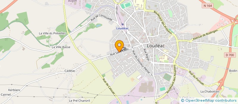 localisation de l'entreprise BIO MV HOLDING à LOUDEAC
