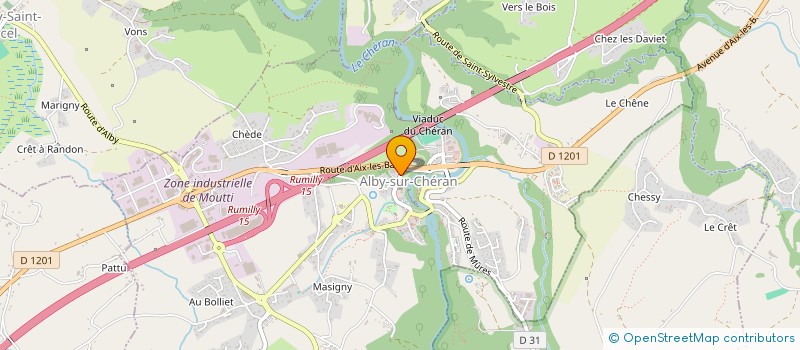 localisation de l'entreprise BIO'NET  ALBY-SUR-CHERAN