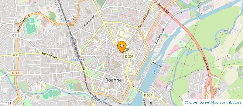 localisation de l'entreprise BIO NET NETTOYAGE à ROANNE