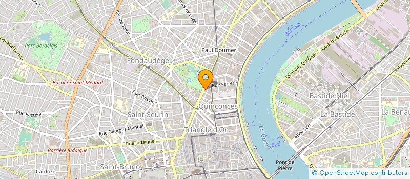 localisation de l'entreprise BIO-NET-PROPRETE à BORDEAUX