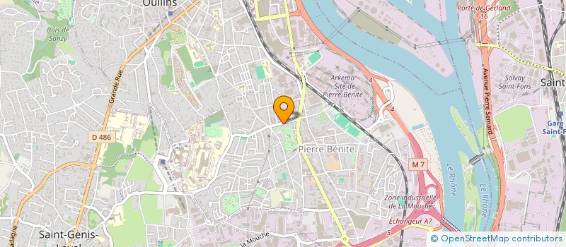 localisation de l'entreprise BIO NETTOYAGE LYON à BOIS-DE-CENE