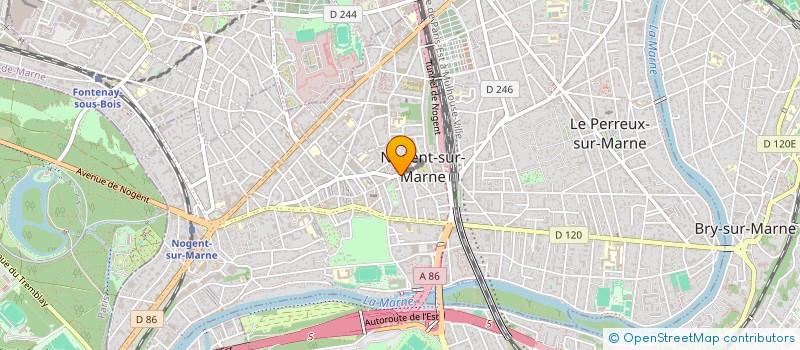 localisation de l'entreprise BIO-NOGENT à NOGENT-SUR-MARNE