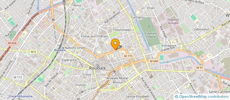 localisation de l'entreprise BIO NORD SERVICES  ROUBAIX