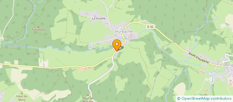 localisation de l'entreprise BIO'PAINT  HURBACHE