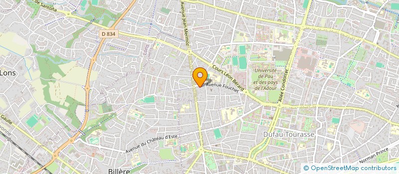 localisation de l'entreprise BIO PAU BEARN à PAU