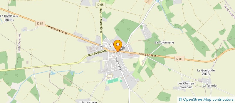 localisation de l'entreprise BIO PRESSING  SAINT-VALERIEN