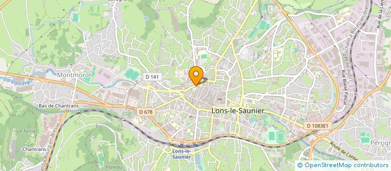 localisation de l'entreprise BIO PRIME  LONS-LE-SAUNIER