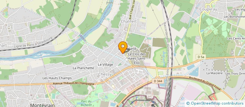 localisation de l'entreprise BIO PRIMEUR à CHESSY