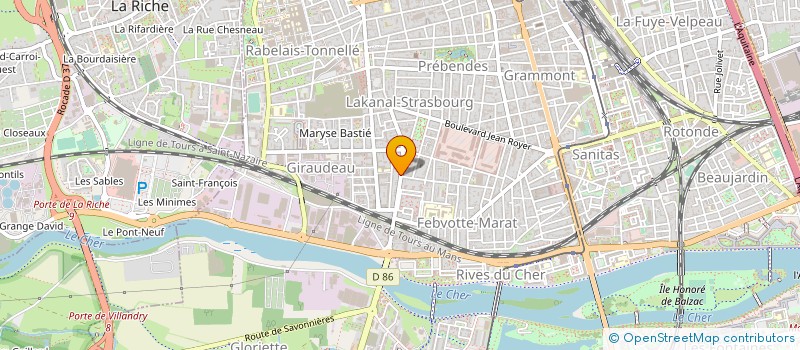 localisation de l'entreprise BIO PROTHETIC  JOUE-LES-TOURS