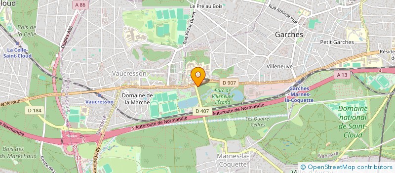 localisation de l'entreprise BIO-RAD INNOVATIONS à MARNES-LA-COQUETTE