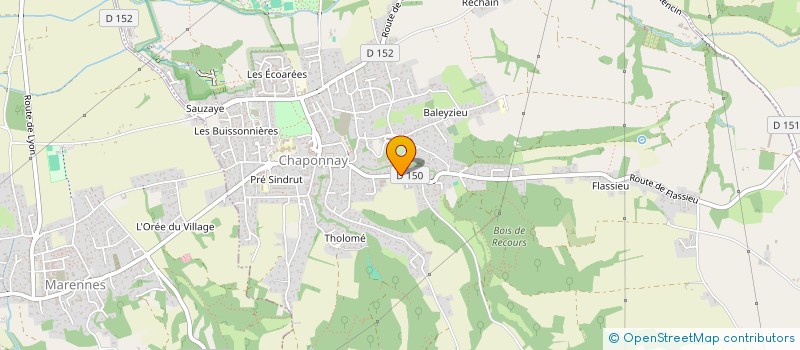 localisation de l'entreprise BIO REGAL à CHAPONNAY