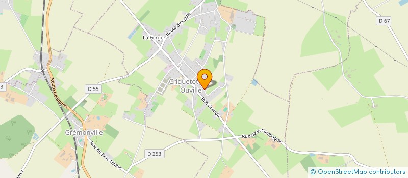 localisation de l'entreprise BIO RENOV'  CRIQUETOT-SUR-OUVILLE