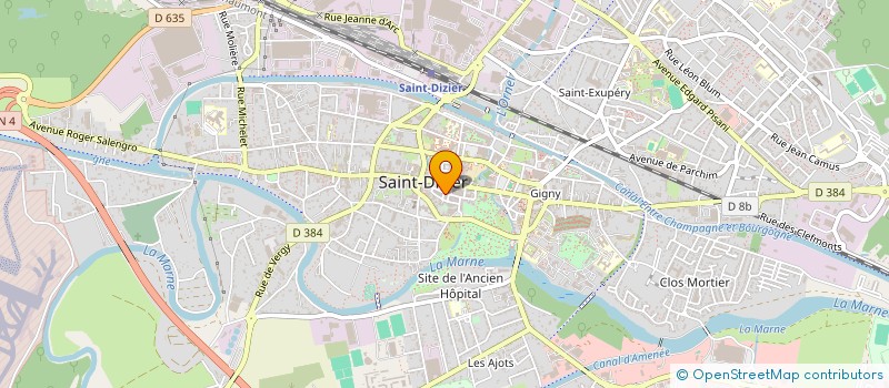 localisation de l'entreprise BIO-REPERE à SAINT-DIZIER