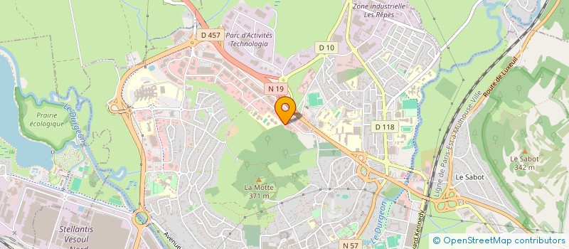 localisation de l'entreprise BIO SAONE  VESOUL